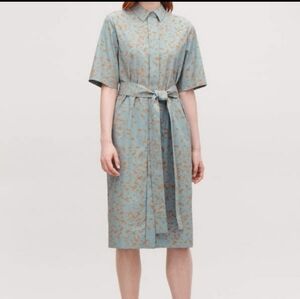 Cos women's dress multicolor shirt dress size 12